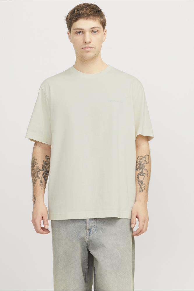 JORPAROS EASTER SKETCH TEE SS CREW 12273171 Antique White/BANDANA